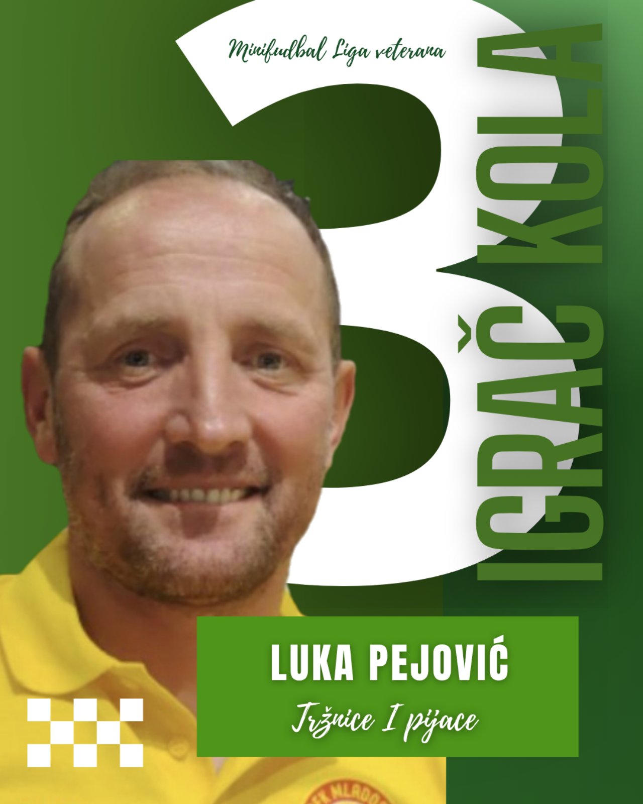 Izabran najbolji igrač četvrtog kola Lige veterana.
